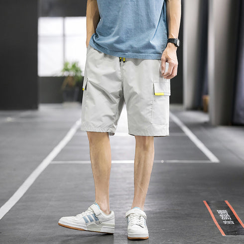 Men's Classic Relaxed Fit Athletic Workout Cargo Shorts